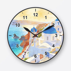 Santorini Wall Clock My Wall Clock