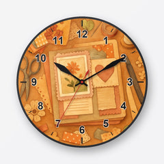Scrapbooking Wall Clock My Wall Clock