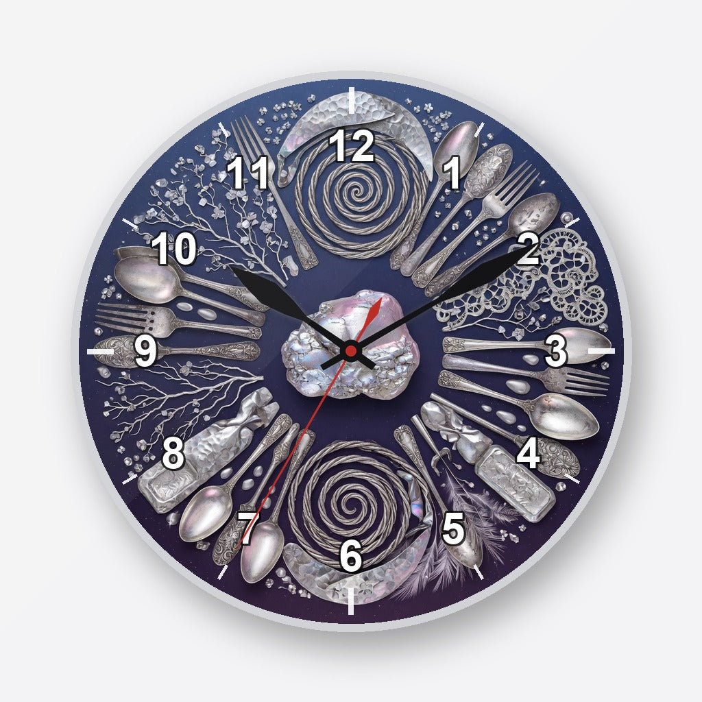 Silver Wall Clock My Wall Clock