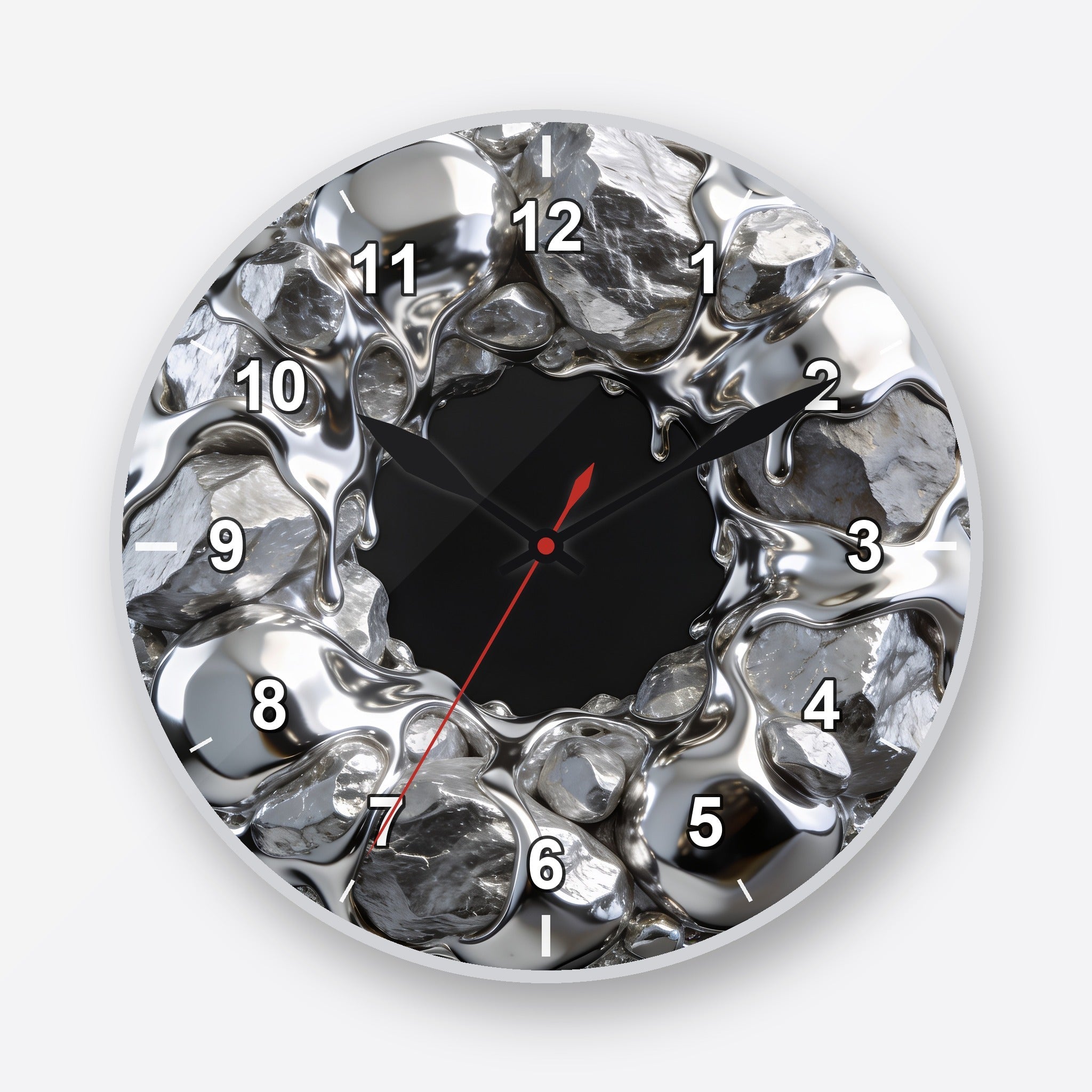 Silver Wall Clock My Wall Clock