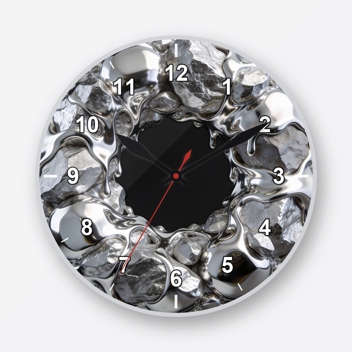 Silver Wall Clock My Wall Clock