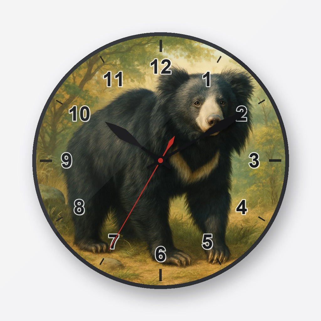 Sloth Bear Wall Clock My Wall Clock