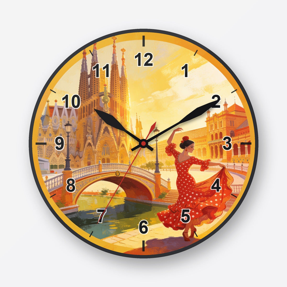 Spain Wall Clock My Wall Clock