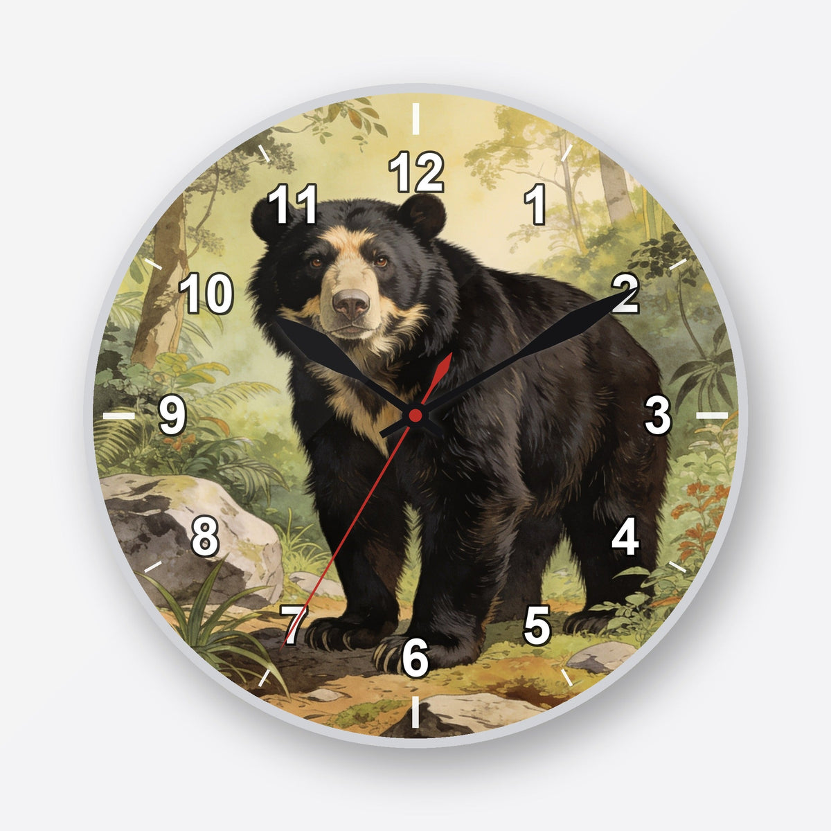 Spectacled Bear Wall Clock My Wall Clock