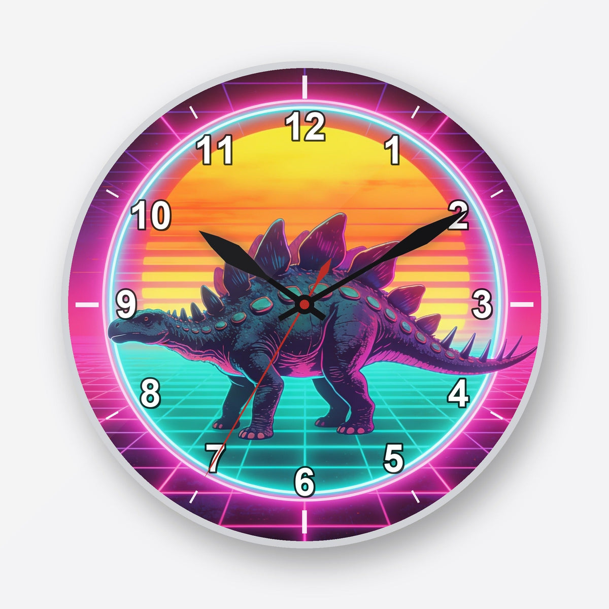 Stegosaurus Wall Clock My Wall Clock