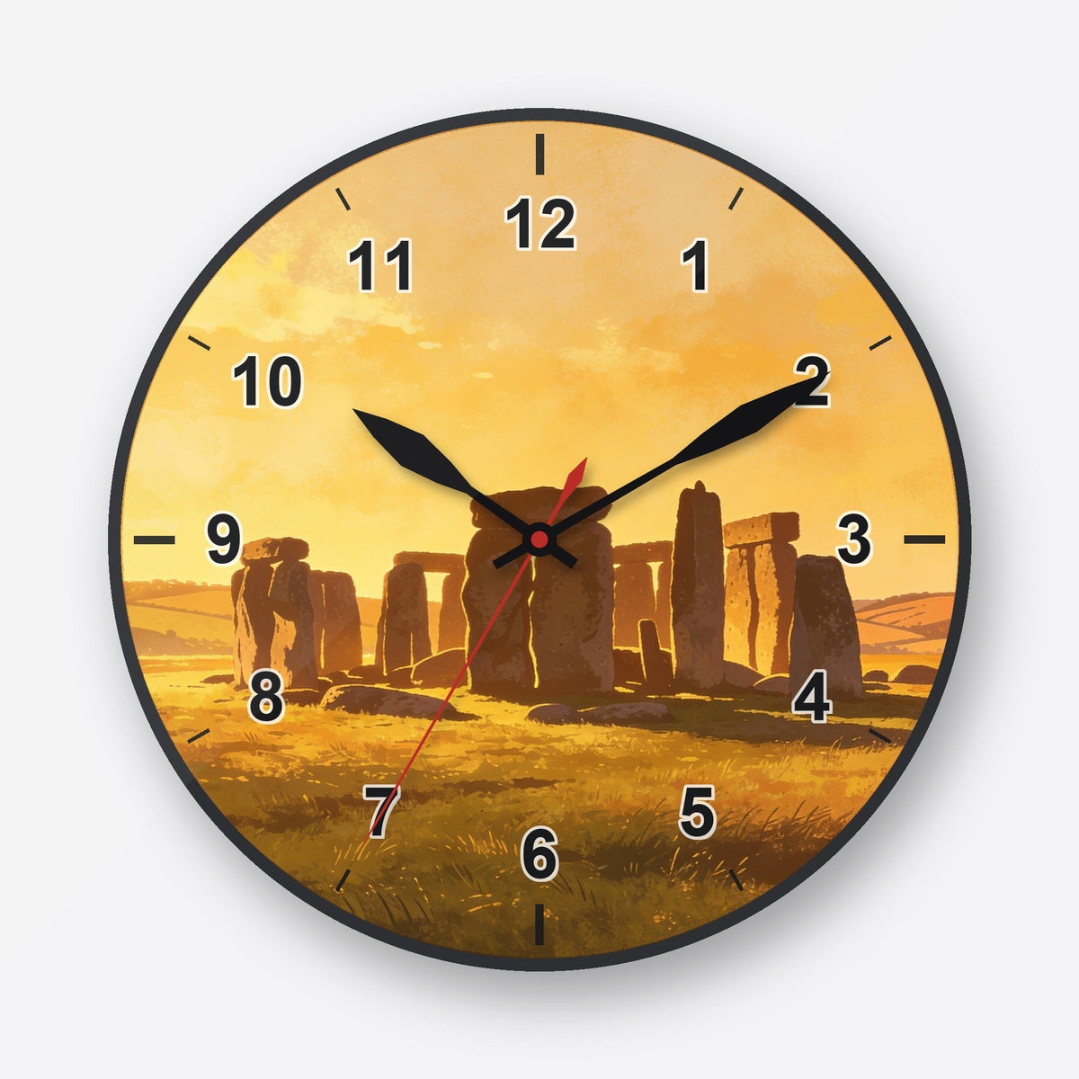 Stonehenge Wall Clock My Wall Clock