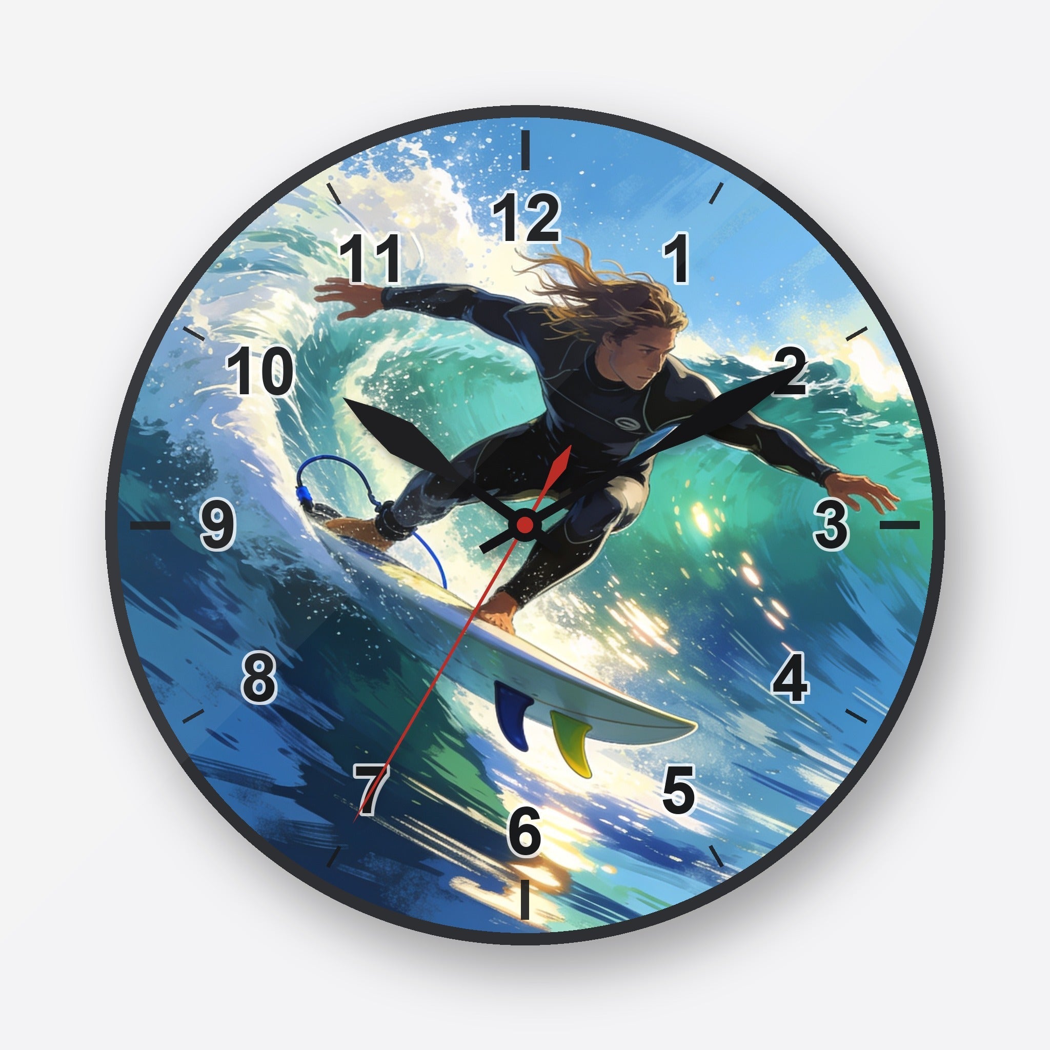 Surfing Wall Clock My Wall Clock