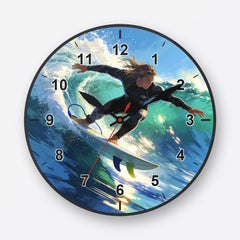 Surfing Wall Clock My Wall Clock