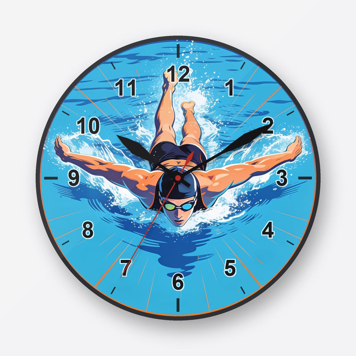 Swimming Wall Clock My Wall Clock