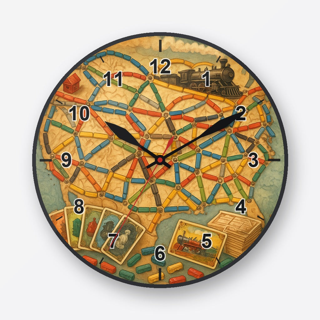 Ticket to Ride Wall Clock My Wall Clock
