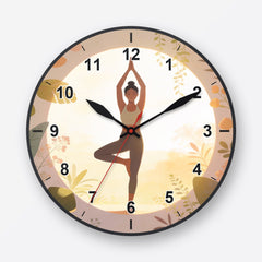 Tree Pose Wall Clock My Wall Clock