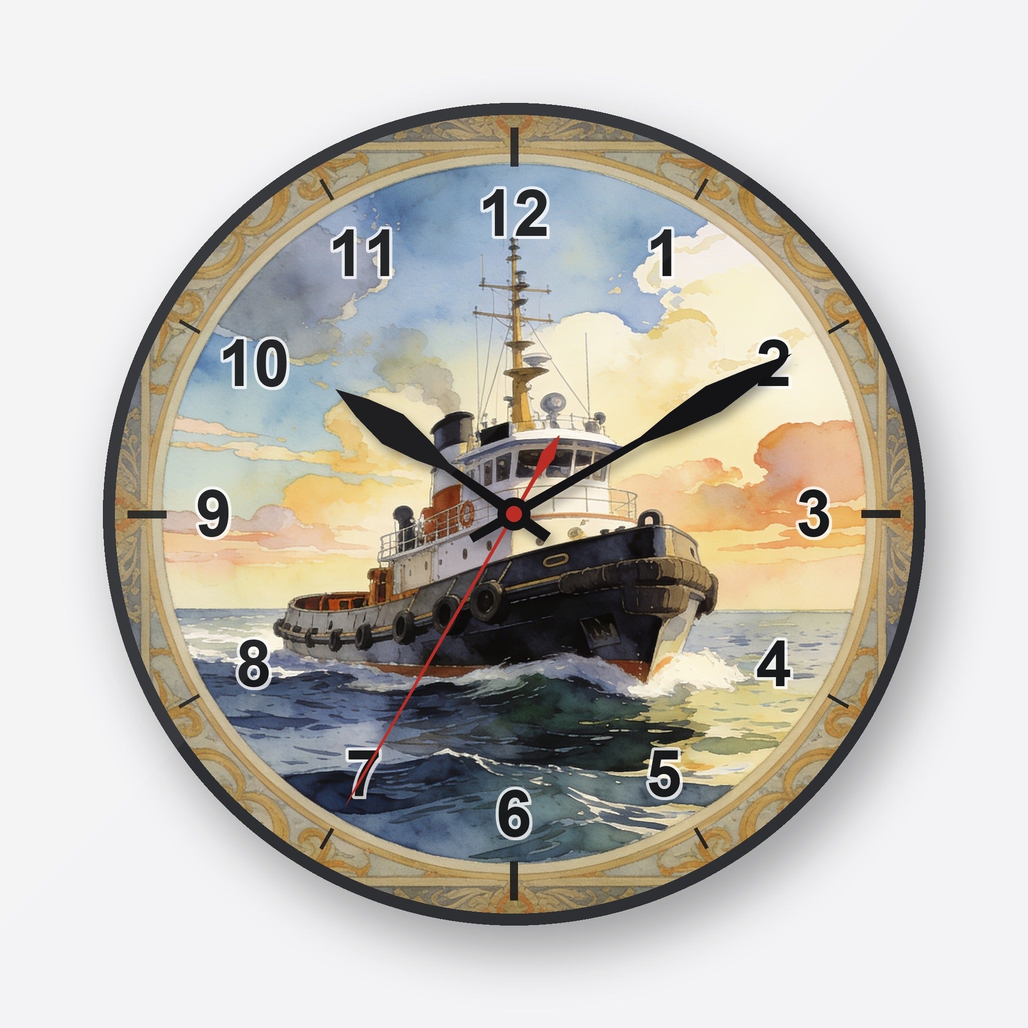Tugboat Wall Clock My Wall Clock