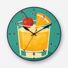 Whiskey Sour Wall Clock My Wall Clock