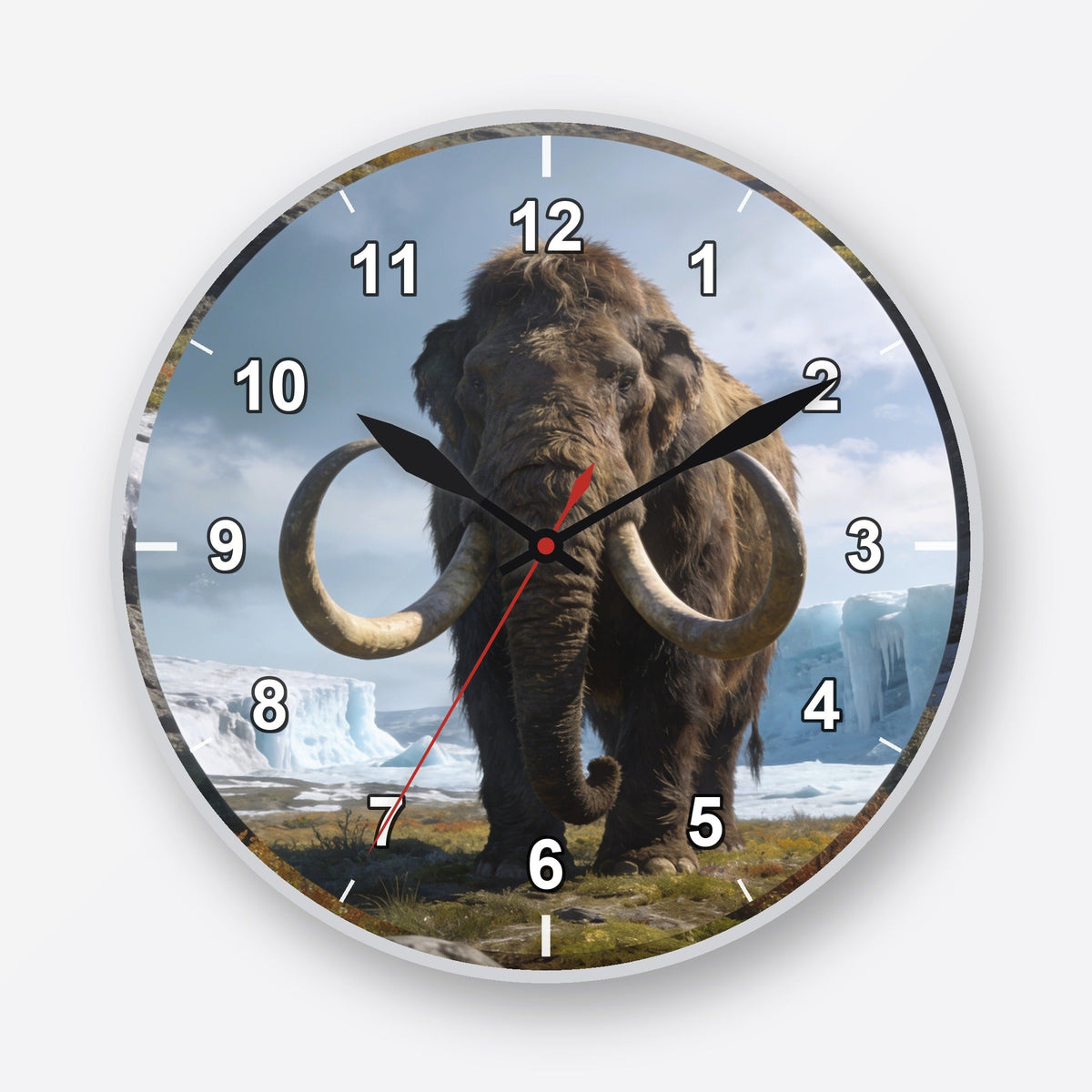 Woolly Mammoth Wall Clock My Wall Clock