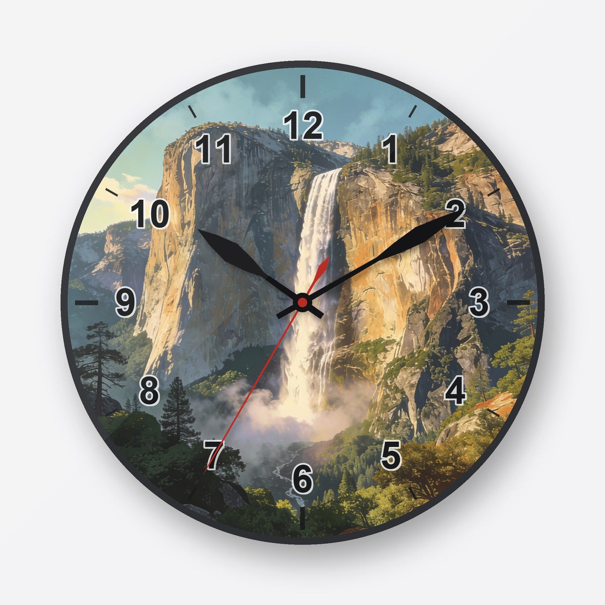 Yosemite Falls Wall Clock My Wall Clock