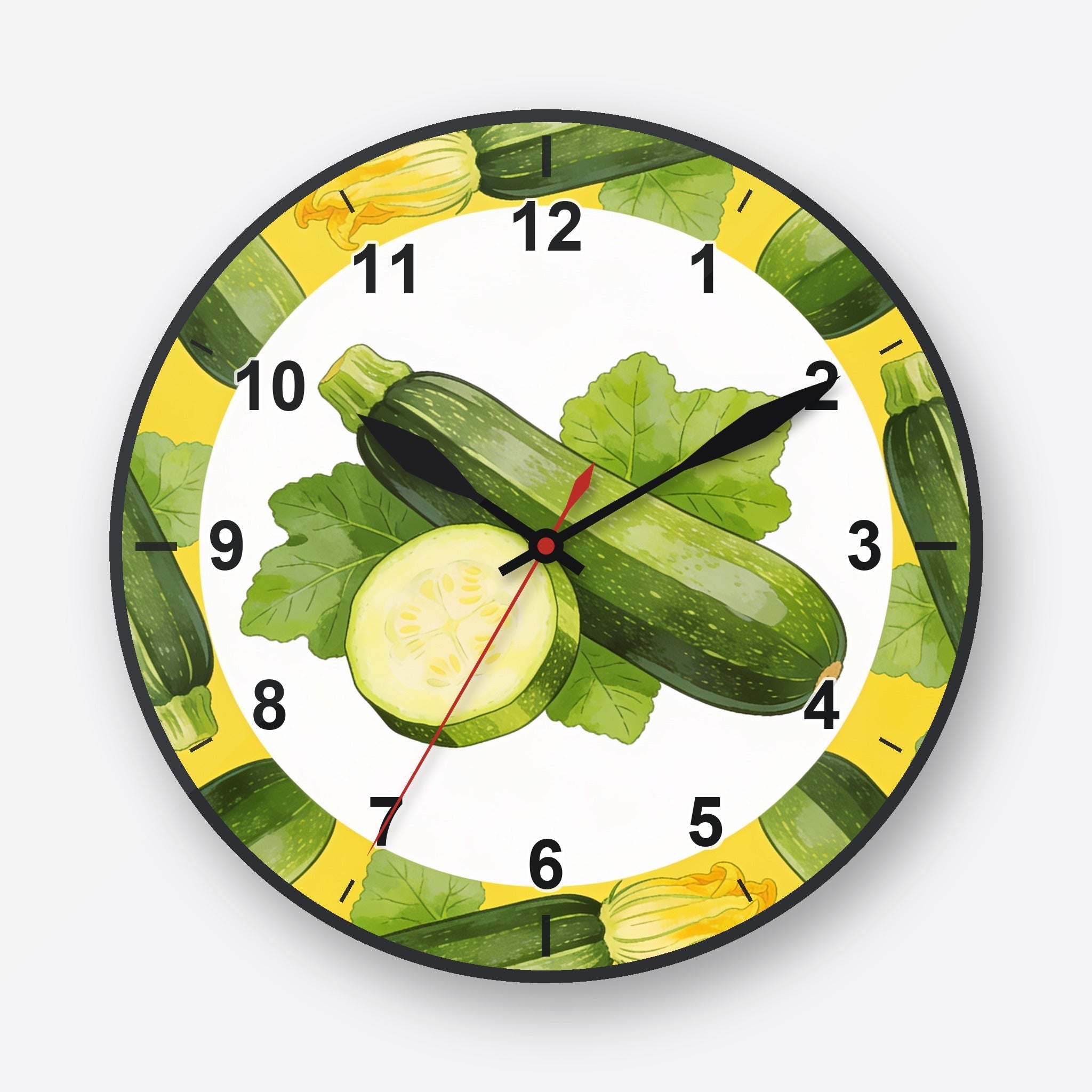 Zucchini Wall Clock My Wall Clock