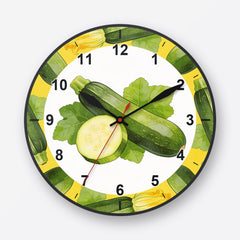 Zucchini Wall Clock My Wall Clock