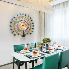 3d Sacred Peacock Wall Clock My Wall Clock