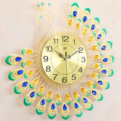 3d Sacred Peacock Wall Clock My Wall Clock