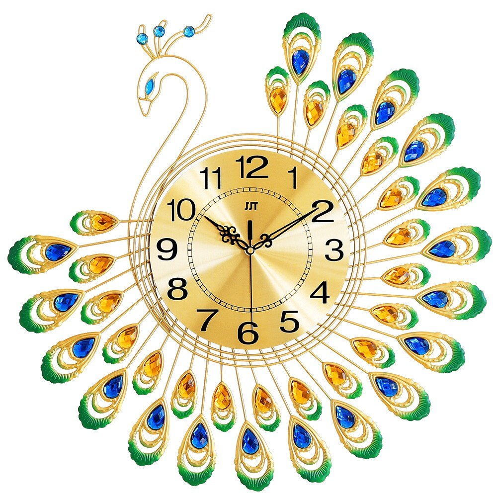 3d Sacred Peacock Wall Clock My Wall Clock