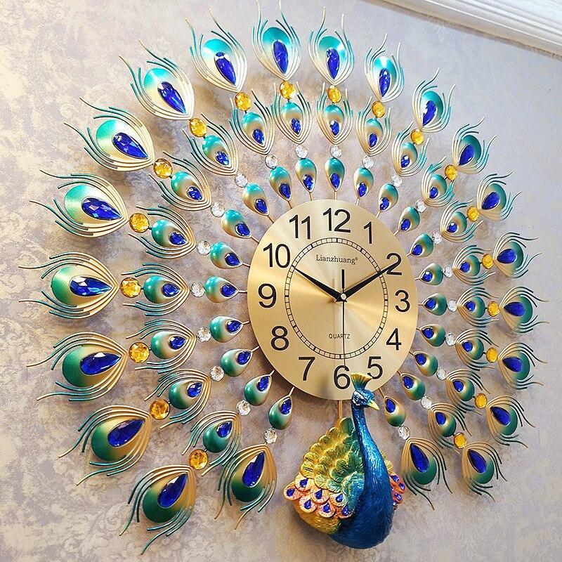 3d Sacred Peacock Wall Clock My Wall Clock