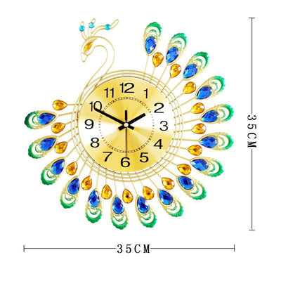 3d Peacock Wall Clock | My Wall Clock