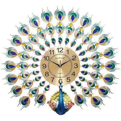 3d Sacred Peacock Wall Clock My Wall Clock