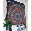 Cotton Mandala Indian Tapestry My Wall Clock