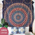 Cotton Mandala Indian Tapestry My Wall Clock