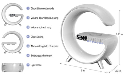 AuraLite™ Multifunctional Atmosphere Lamp My Wall Clock