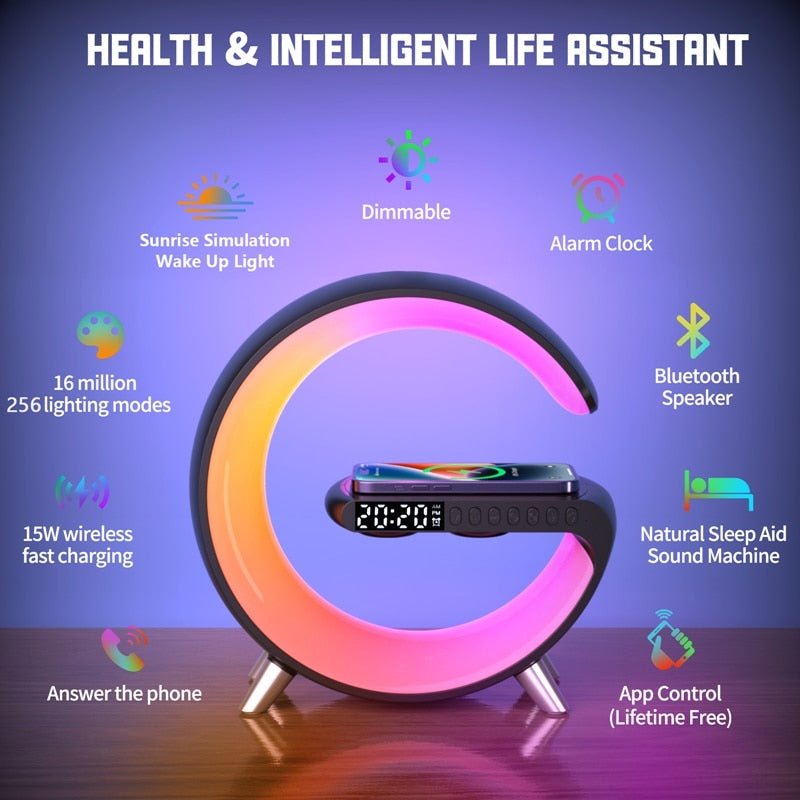 AuraLite™ Multifunctional Atmosphere Lamp My Wall Clock