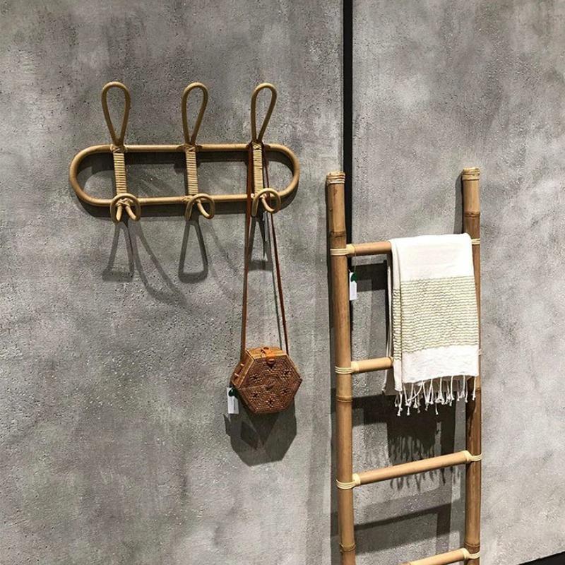 Bamboo Wall Hooks My Wall Clock