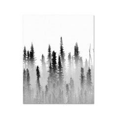 Black and White Scandinavian Art My Wall Clock