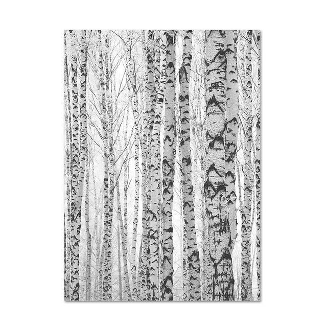 Black and White Scandinavian Art My Wall Clock