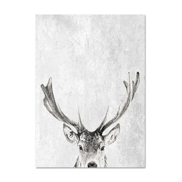 Black and White Scandinavian Art My Wall Clock