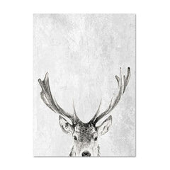 Black and White Scandinavian Art My Wall Clock