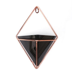 Black Geometric Wall Vase My Wall Clock