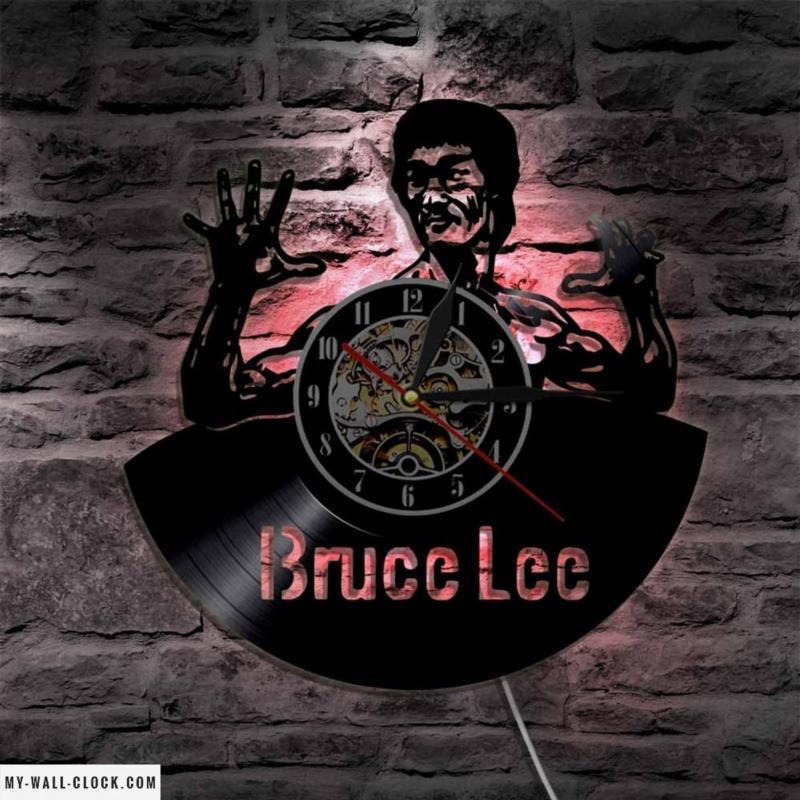 Bruce Lee Vinyl Clock My Wall Clock
