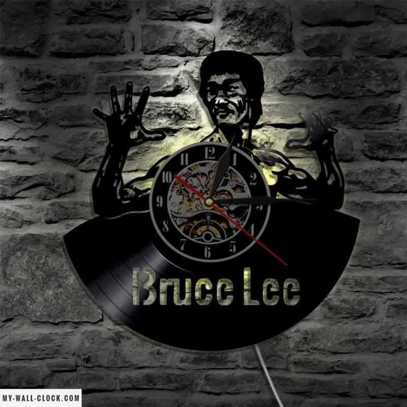 Bruce Lee Vinyl Clock My Wall Clock