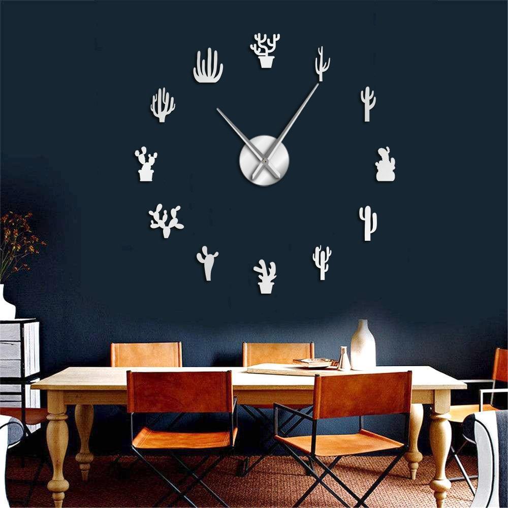 Cactus Giant Wall Clock My Wall Clock