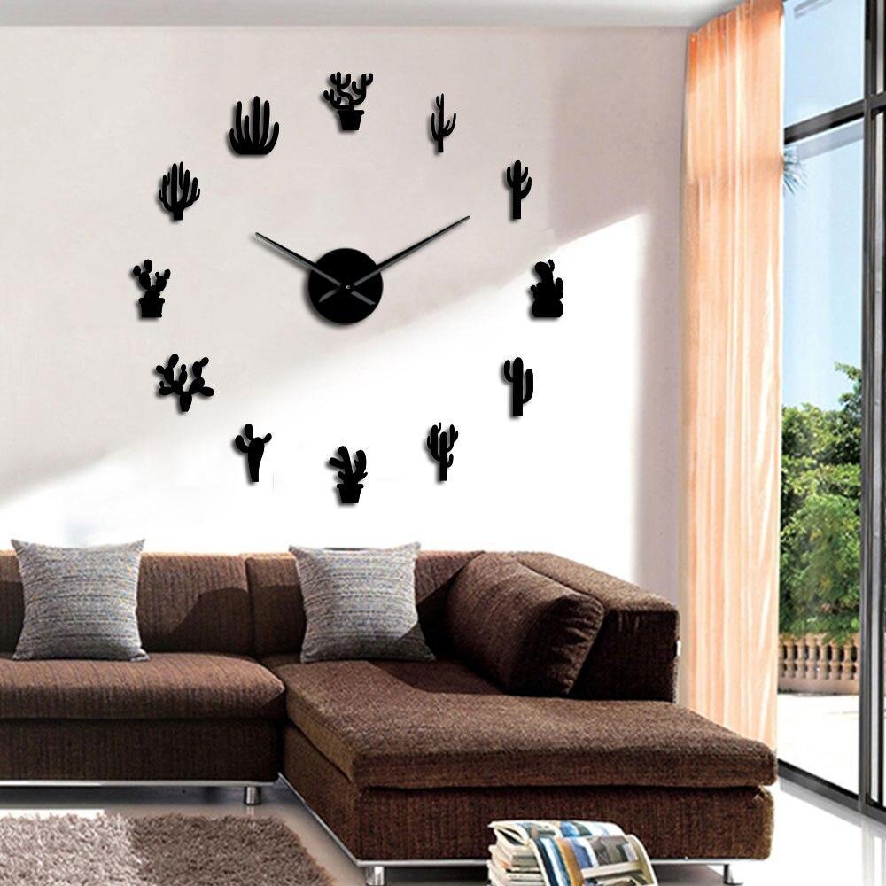 Cactus Giant Wall Clock My Wall Clock