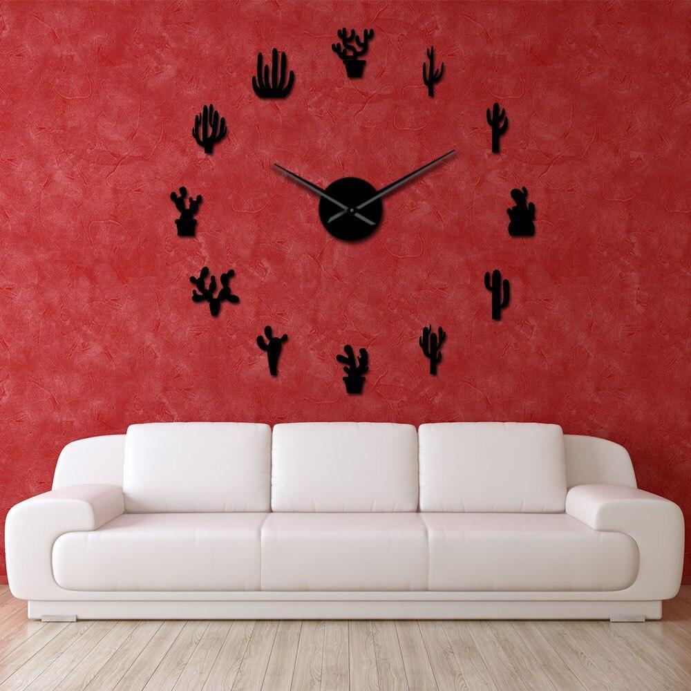 Cactus Giant Wall Clock My Wall Clock