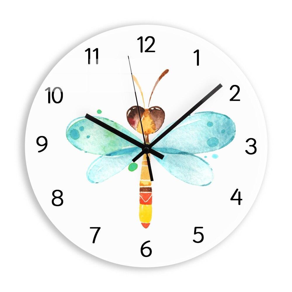 Child Wall Clock Cute Dragonfly My Wall Clock