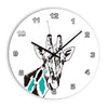 Child Clock Giraffe B&W My Wall Clock