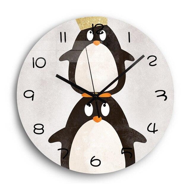 Child Wall Clock King Penguin My Wall Clock