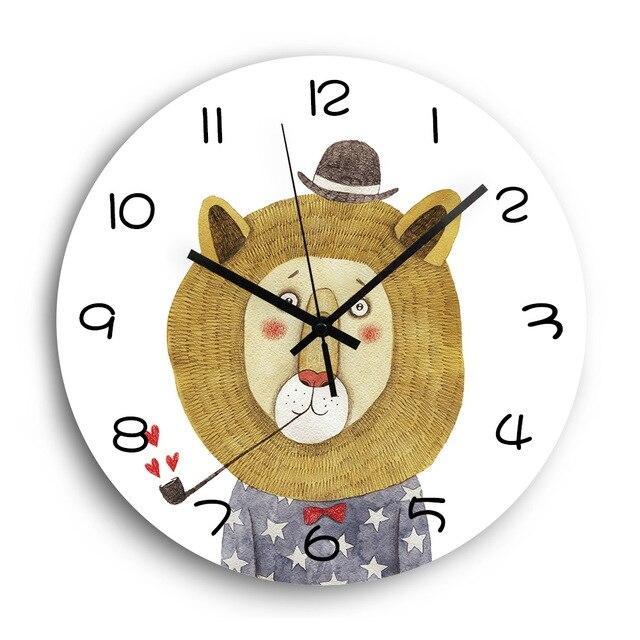 Child Wall Clock Lovely Lion My Wall Clock