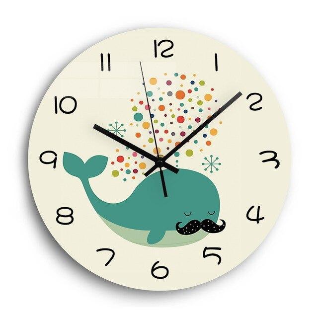 Child Wall Clock Mister Whale My Wall Clock
