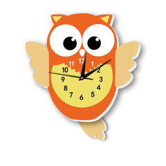 Children's Clock with Pendulum <br>The Owl My Wall Clock