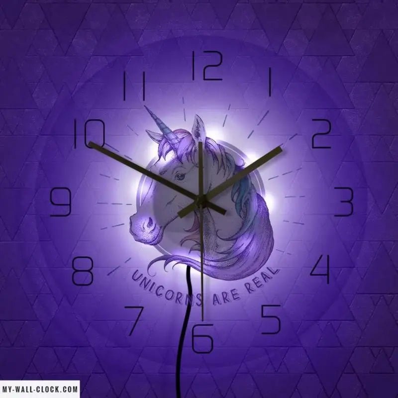 Children's Unicorn Wall Clock My Wall Clock