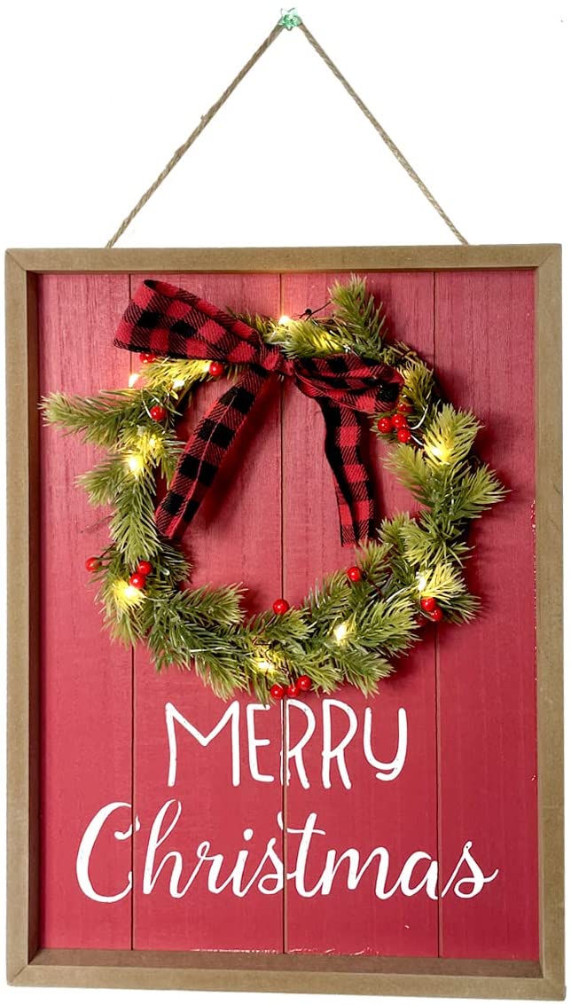 Christmas Wall LED Sign My Wall Clock